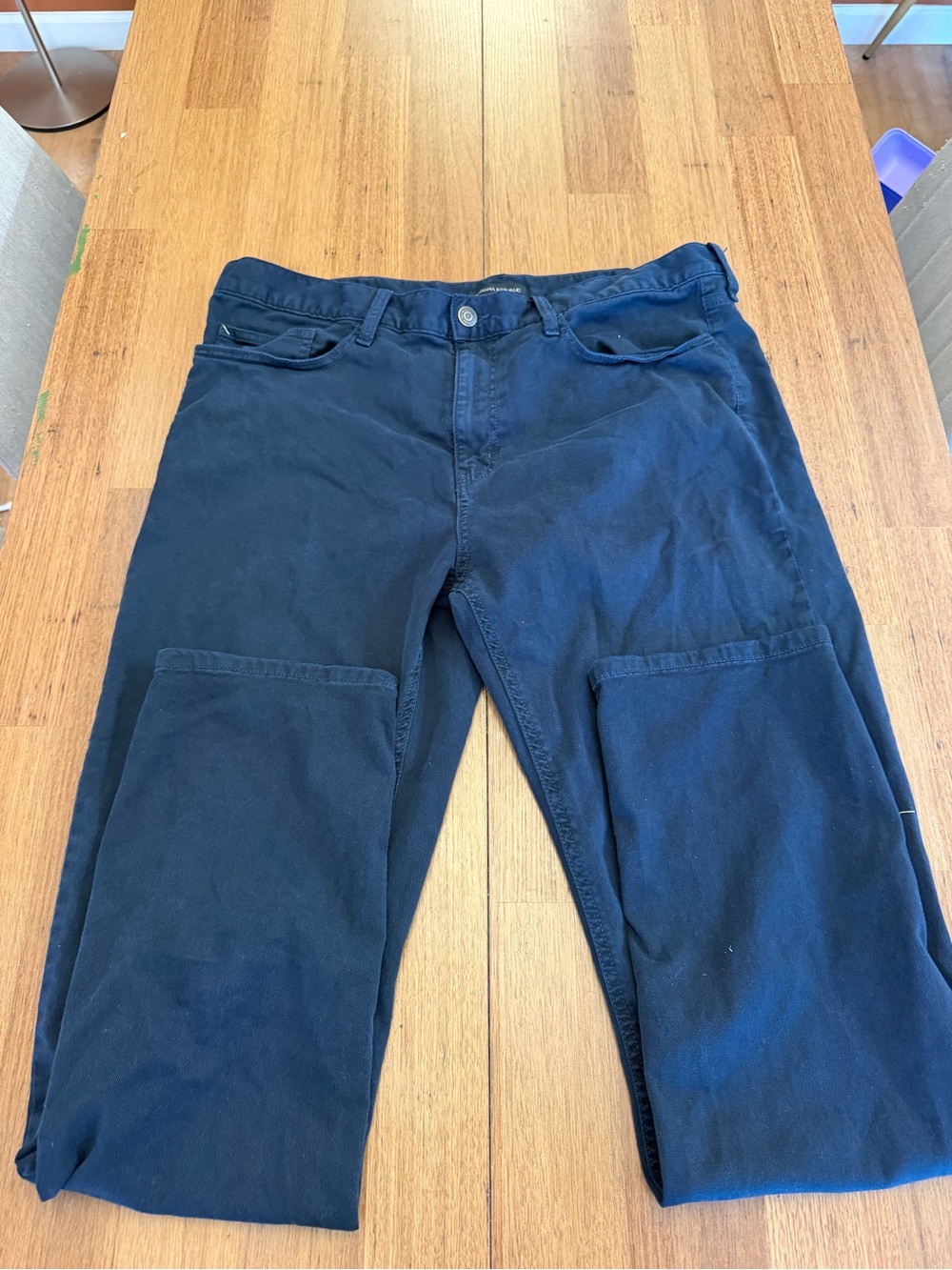 Banana Republic Men's Dark Blue Workwear Chino Pants 38/34